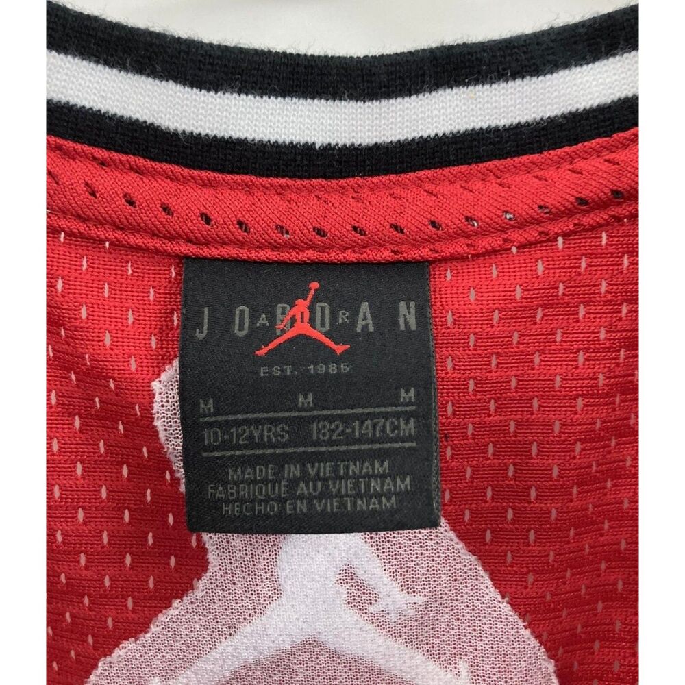 🏀 Youth Medium Jordan #23 Basketball Jersey – Red – Very Gently Used - Picture 3 of 4